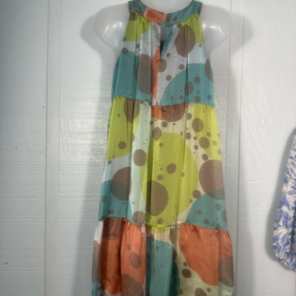 Expo Sleeveless Multicolored Dress Size 10 EUC - Picture 4 of 5